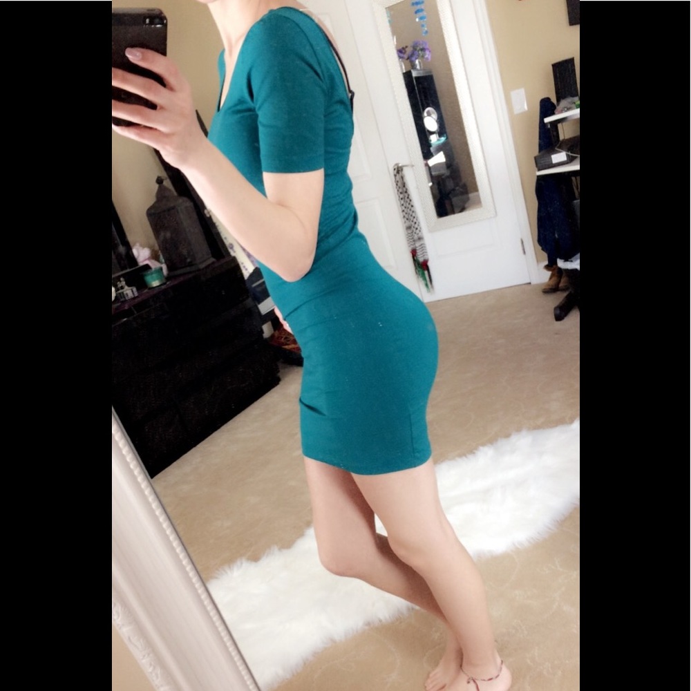 Teal Forever 21 Dress